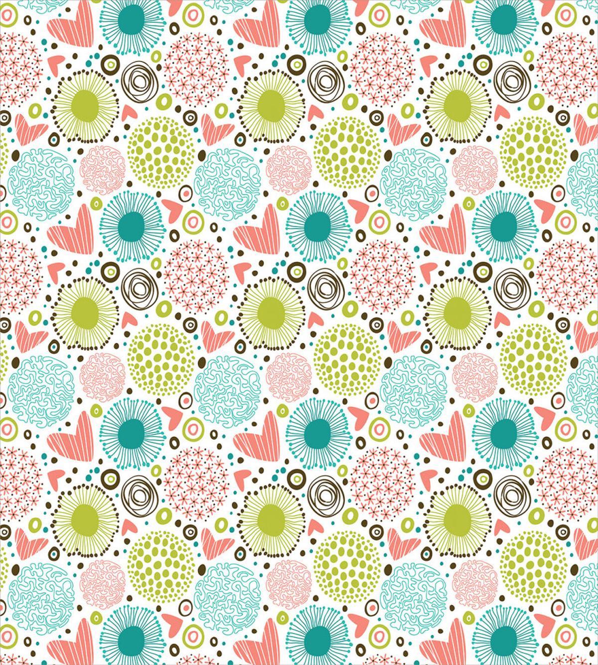 Abstract Hearts Doodle — Pattern