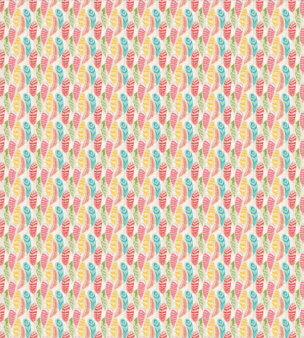 Abstract Colorful Feathers — Pattern