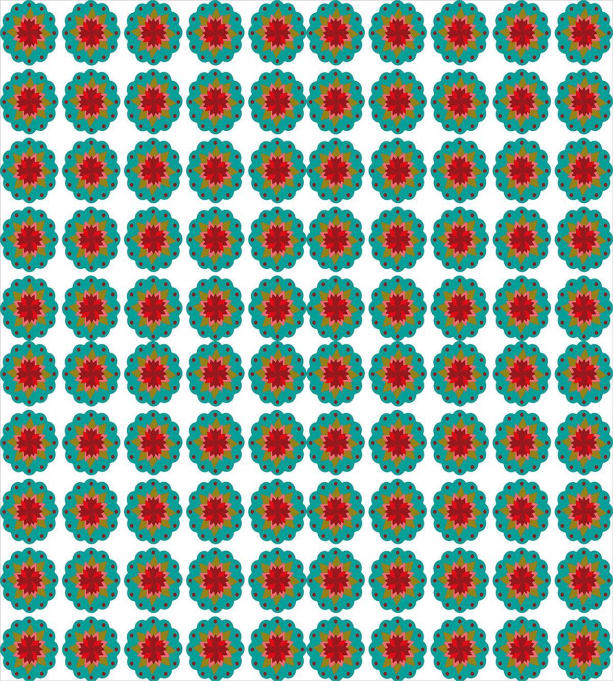 Vibrant Flower Ethnic — Pattern