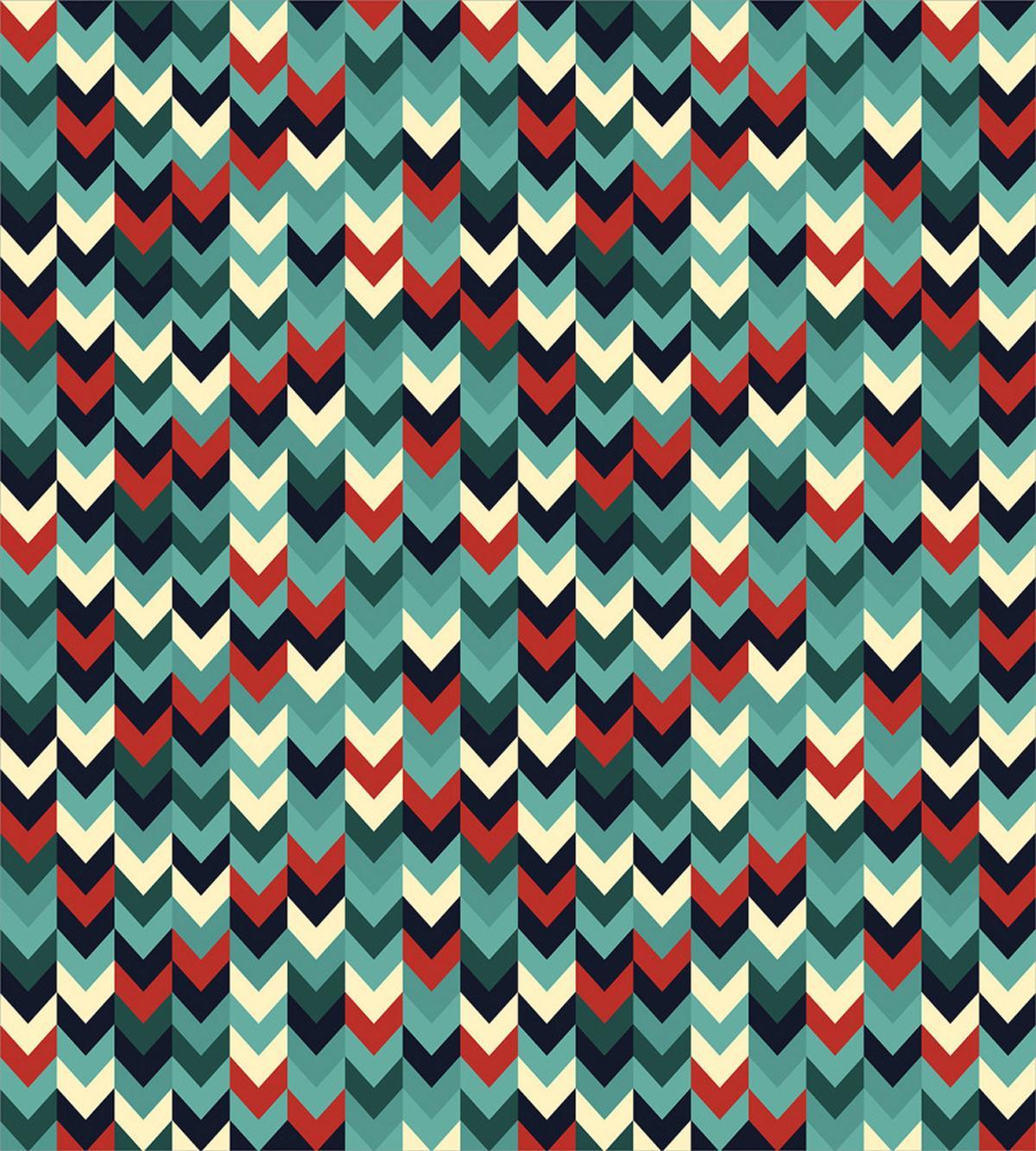 Chevron Herringbone Retro — Pattern