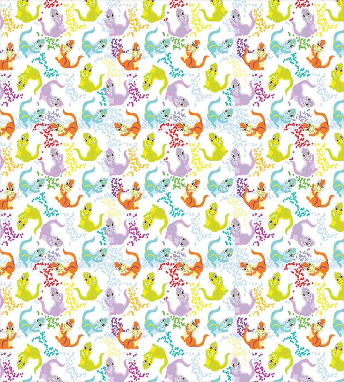 Friendly Cartoon Dragons — Pattern