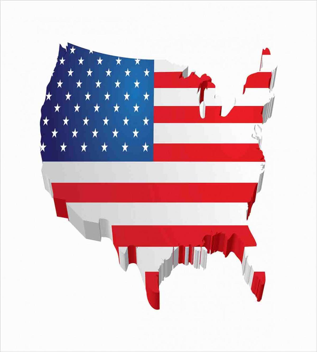 Old Glory Theme Patriotic 3D — Pattern