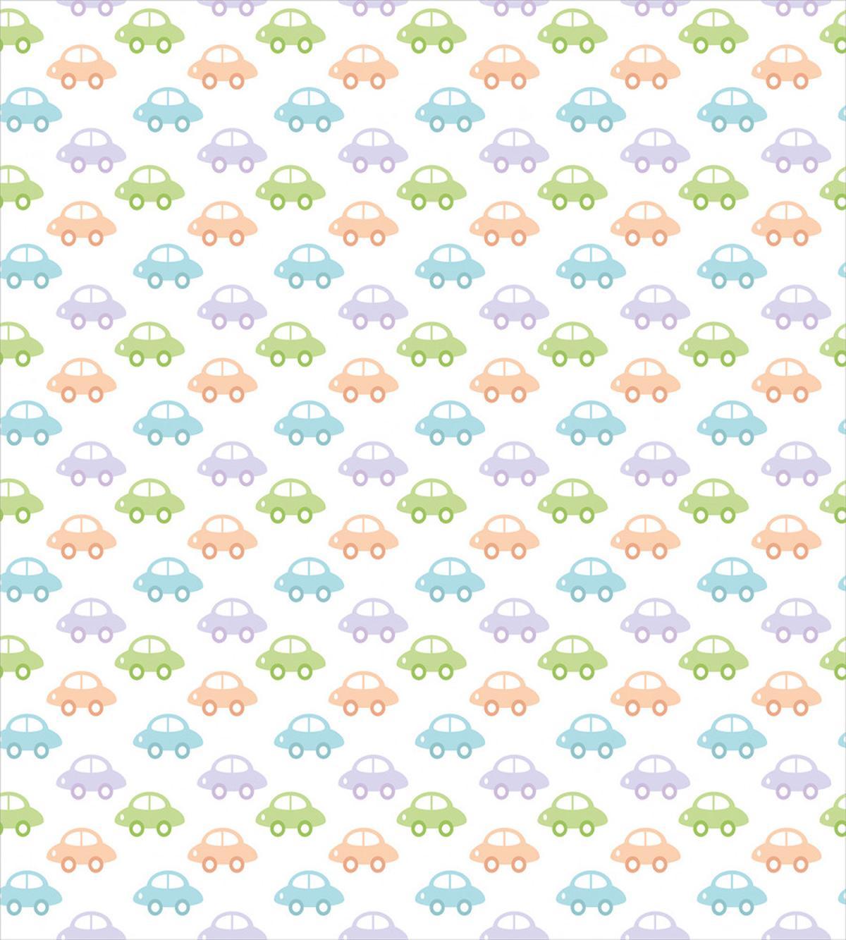 Simple Pastel Automobiles — Pattern