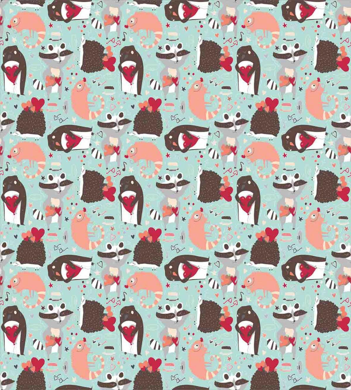 Valentines Day Animals — Pattern