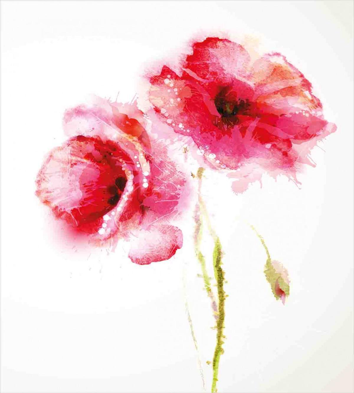 Garden Poppy Floral — Pattern
