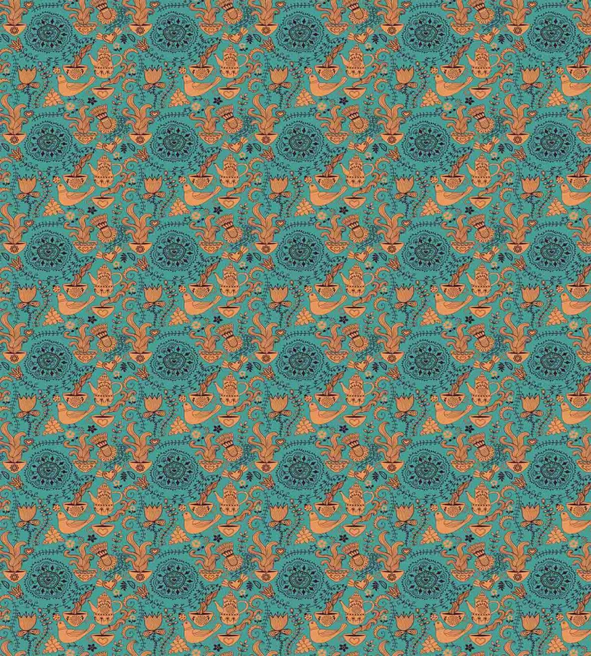 Nature Scroll Artwork — Pattern