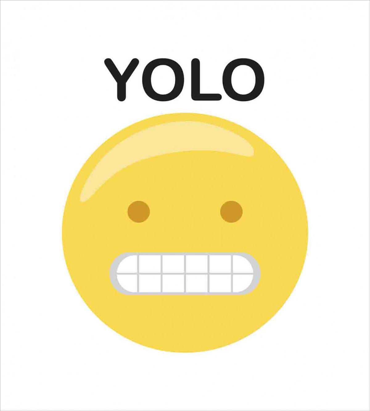 Funny Emoji Face Slogan — Pattern