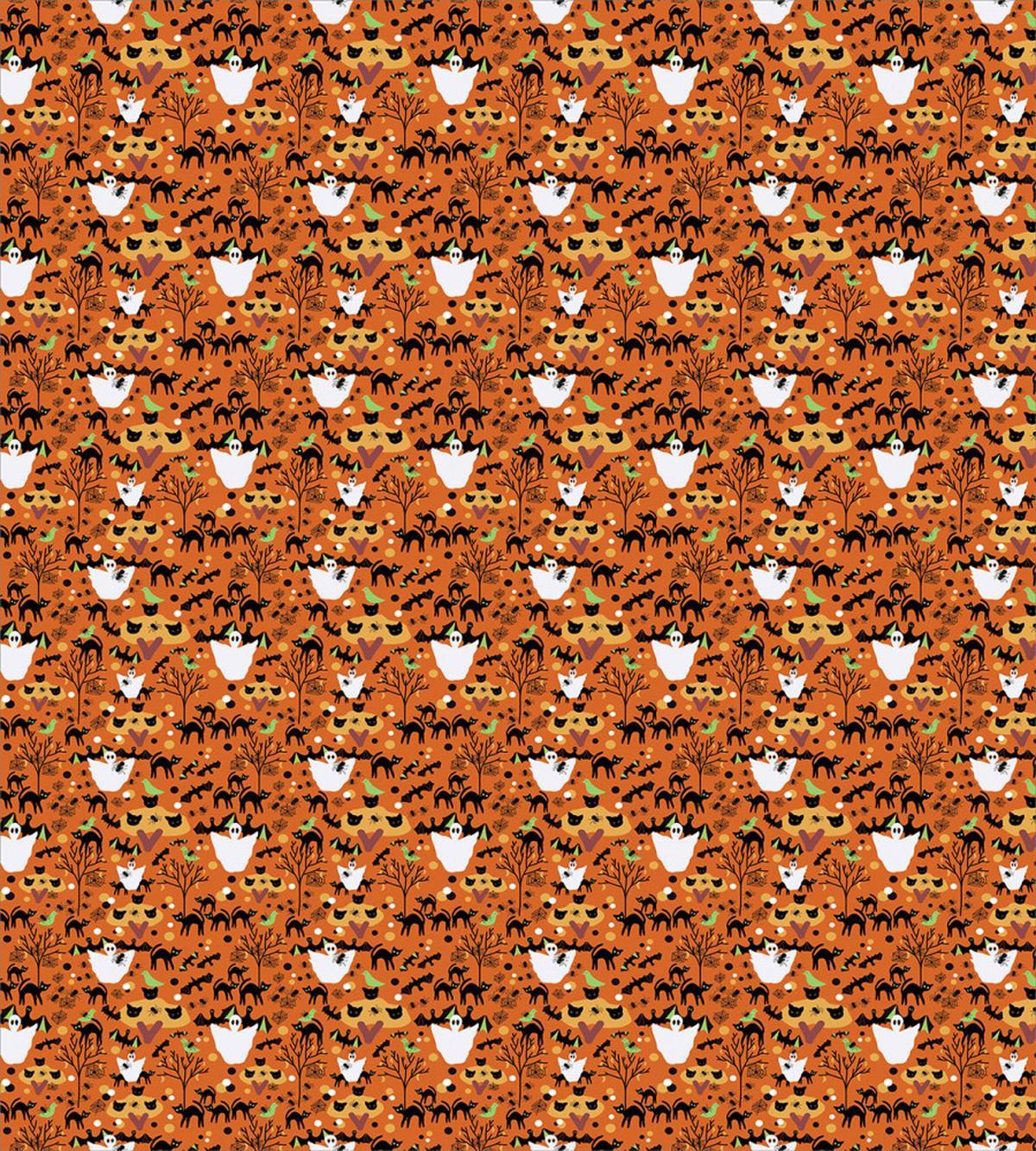 Ghost Cats Bats Spiders — Pattern