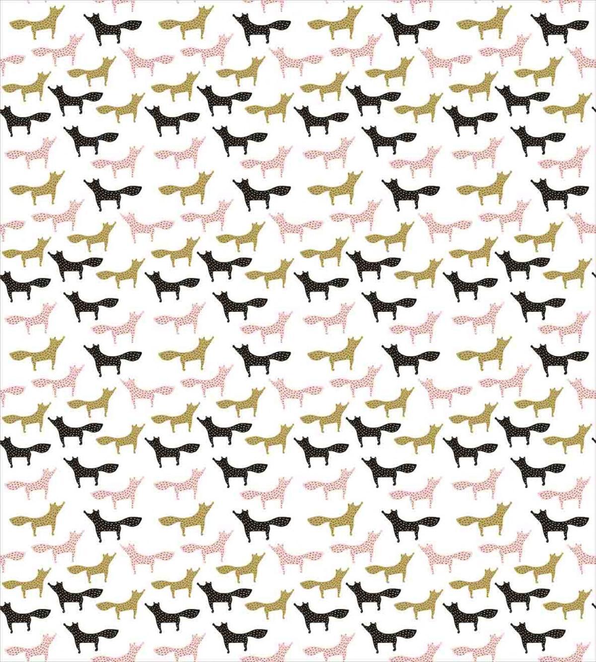 Foxes Pattern with Dots — Pattern