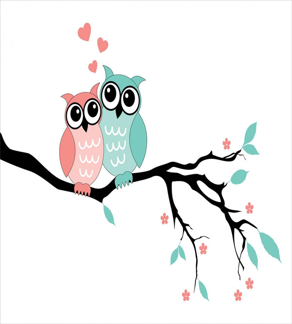 Owl Couple — Pattern