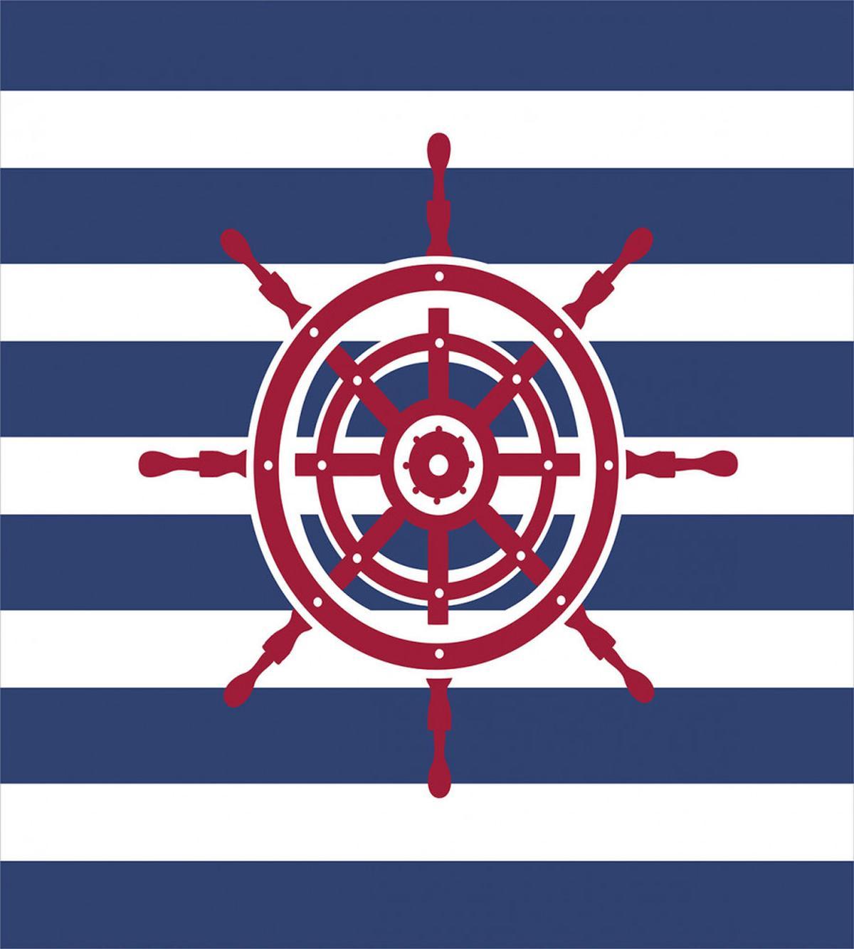 Red Ship Wheel — Pattern