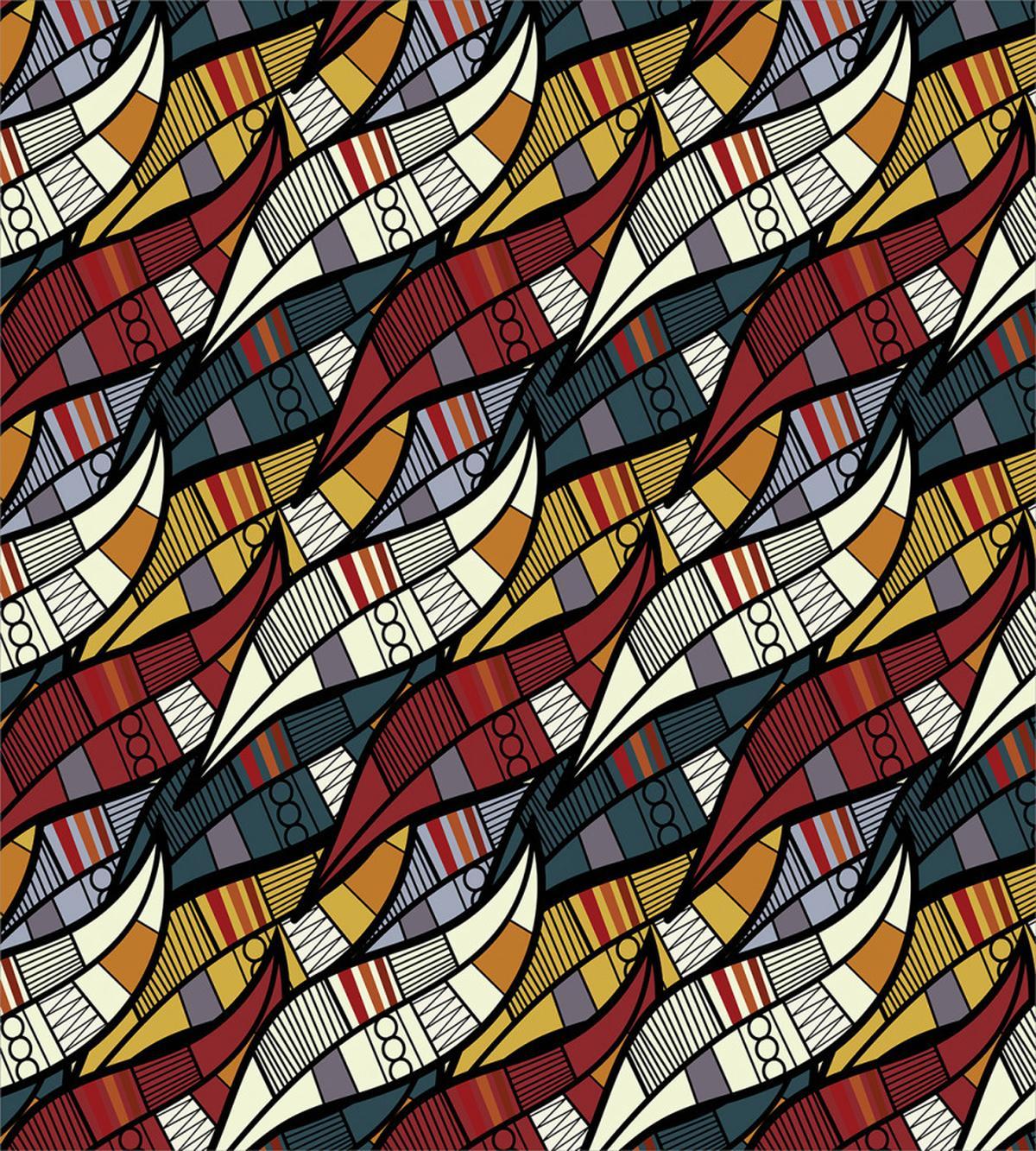 Circles Chevrons Lines — Pattern