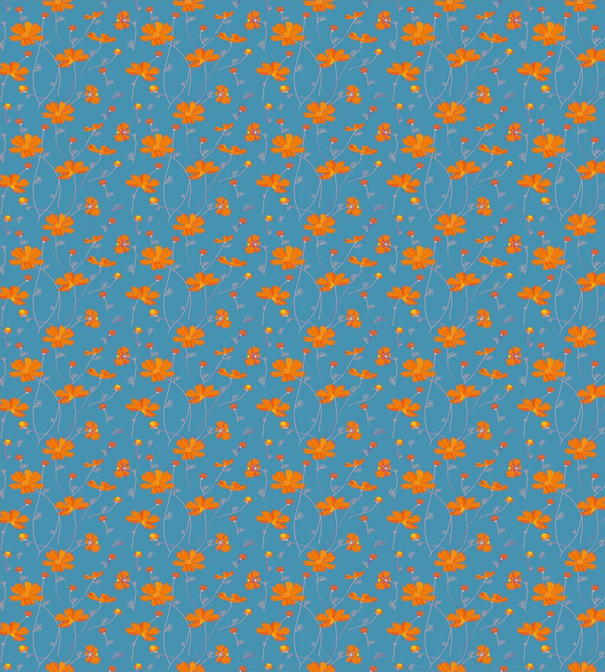 Thin Peduncle Flowers — Pattern