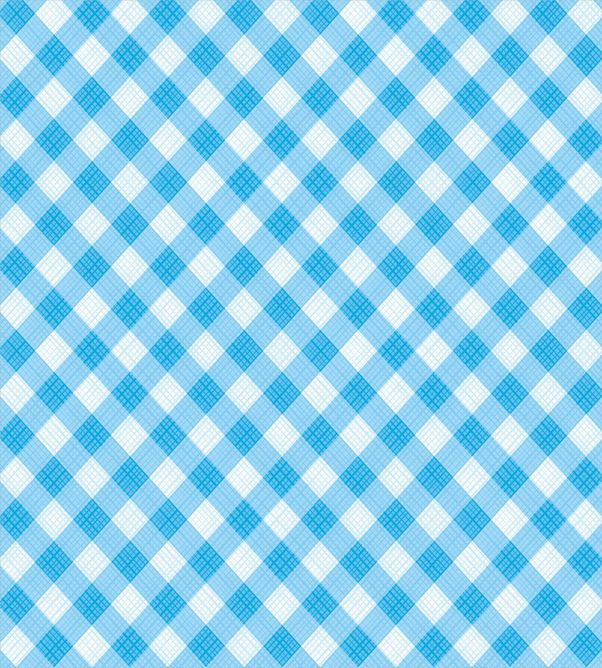 Blue and White Plaid — Pattern