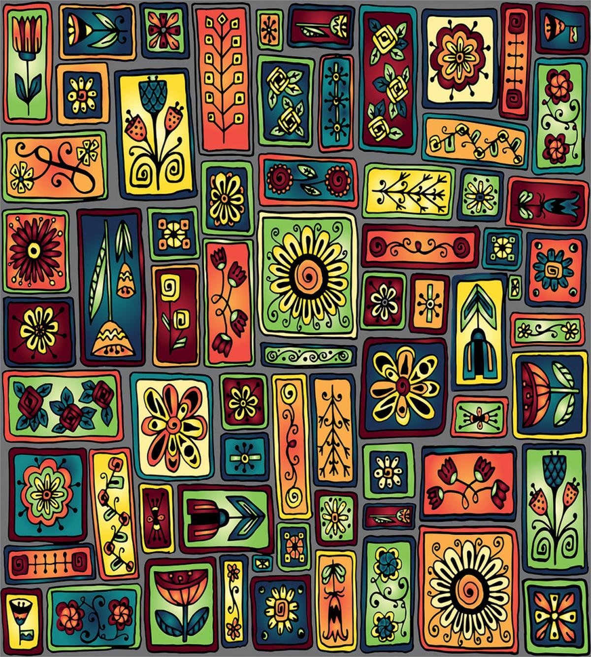 Leaves and Hearts — Pattern