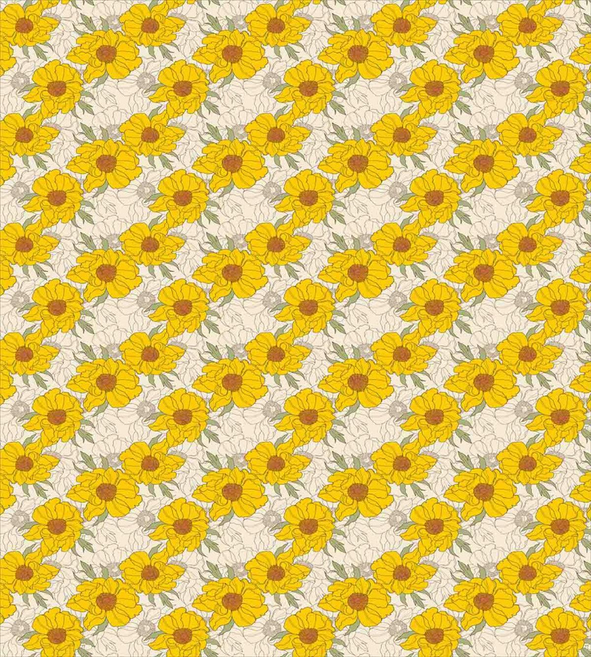 Romantic Flower Garden Art — Pattern