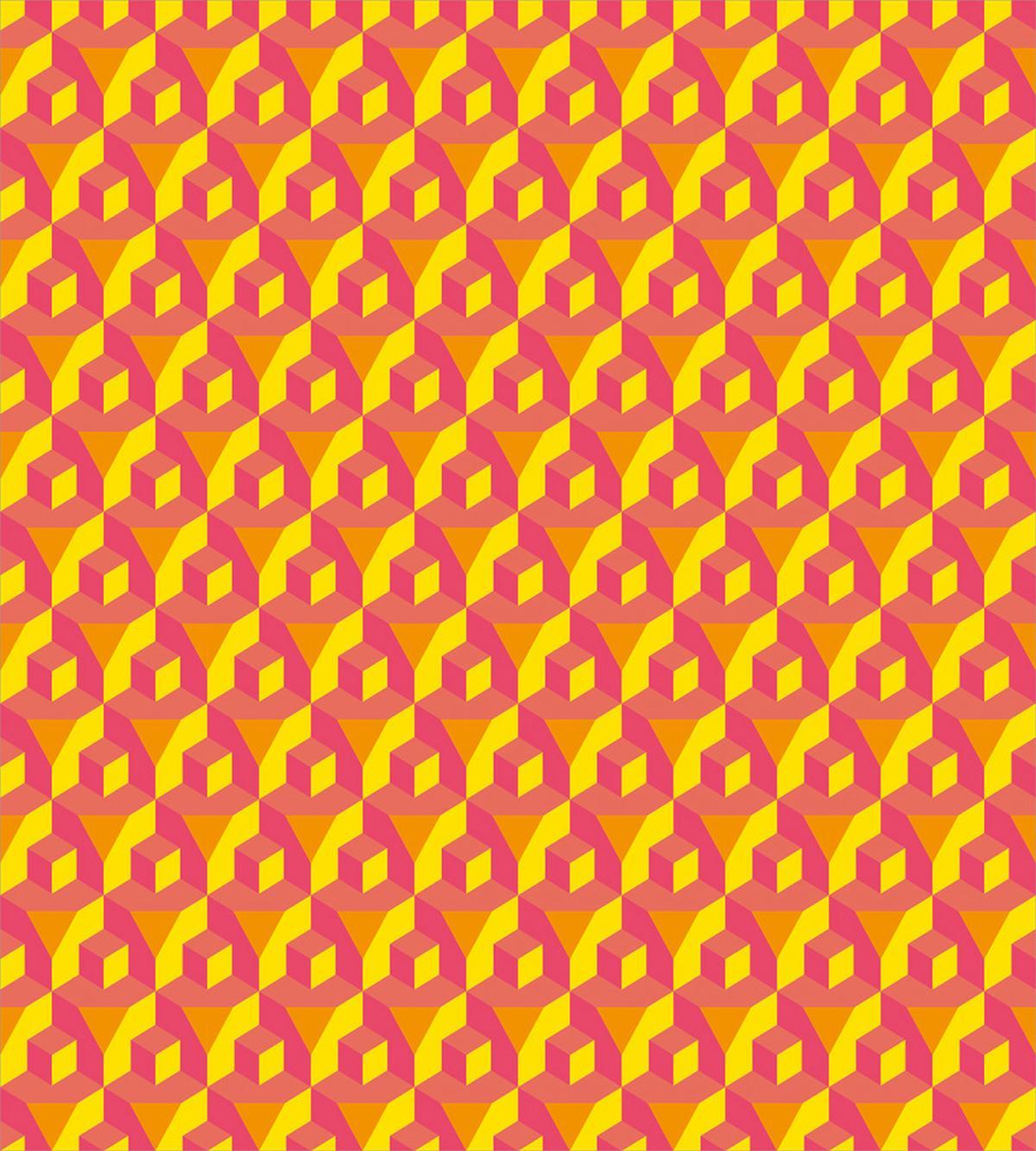 Cube Prisms Hipster — Pattern