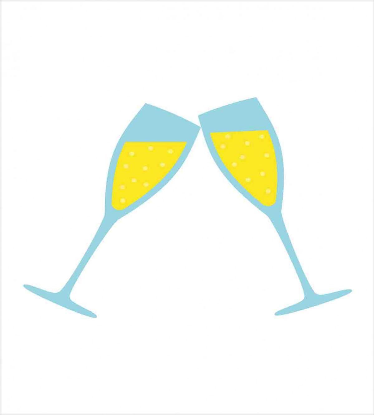 Toasting Having Fun Theme — Pattern
