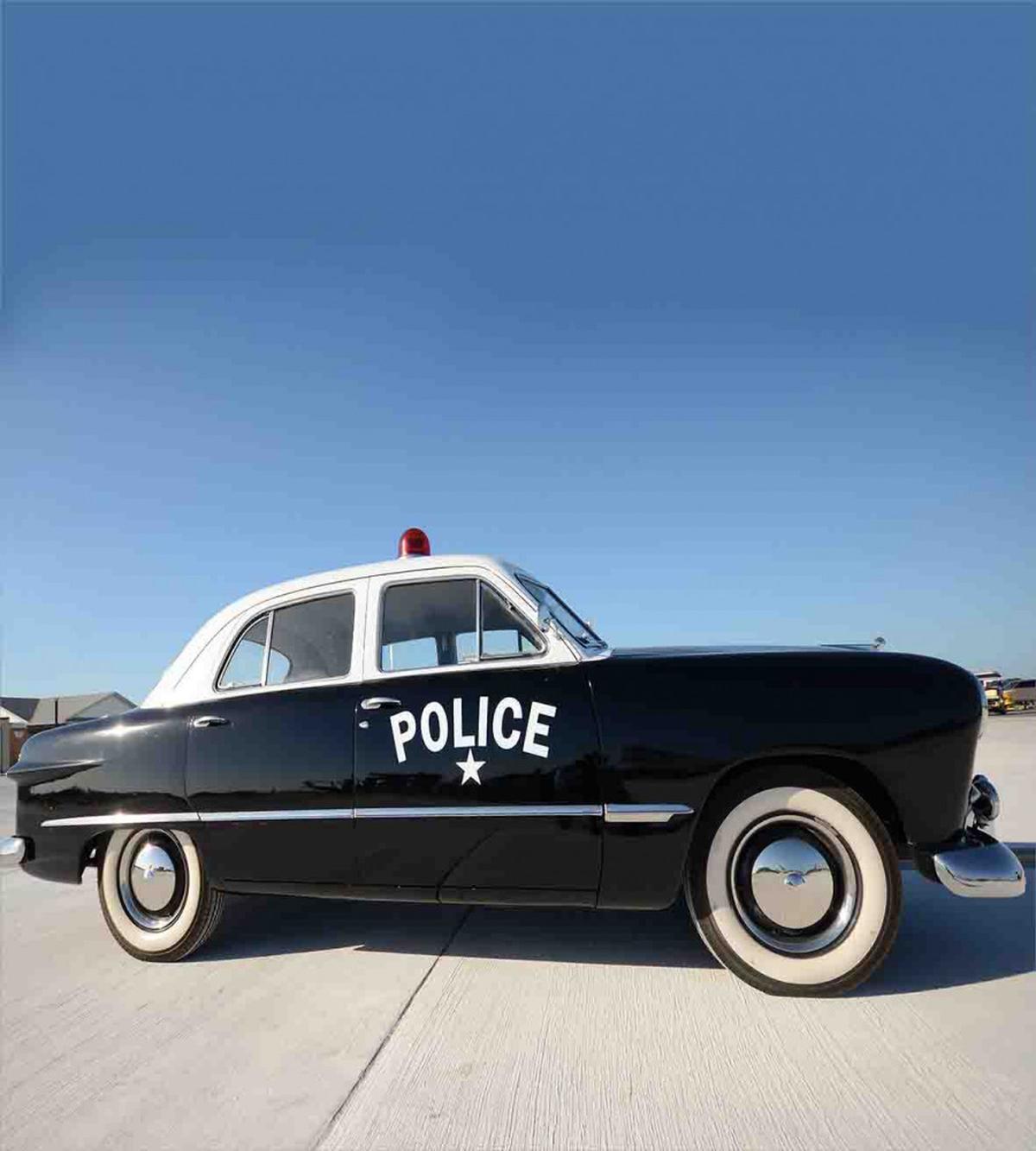 Old Police Car Digital — Pattern