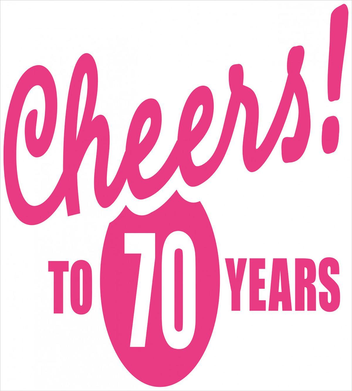 Cheers to 70 Years — Pattern