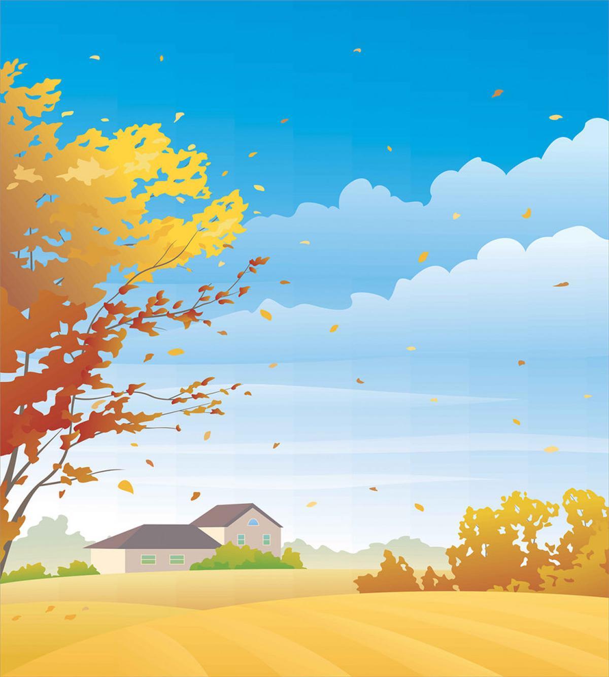 Autumn Fields Tree Farmhouse — Pattern