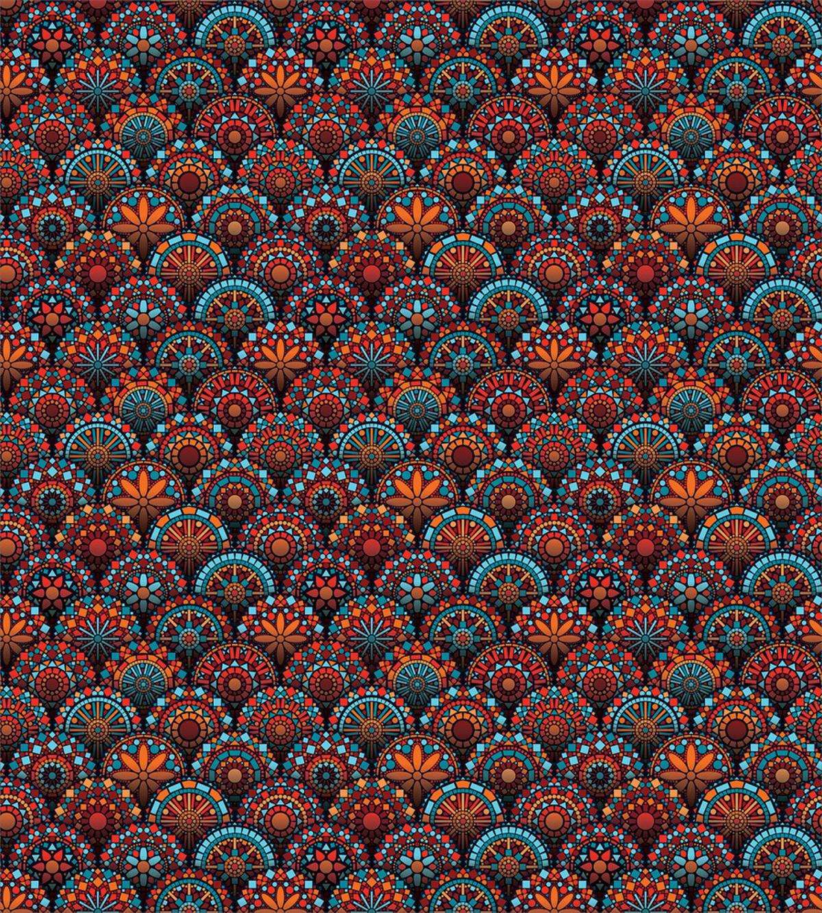Scale Mandala Design — Pattern