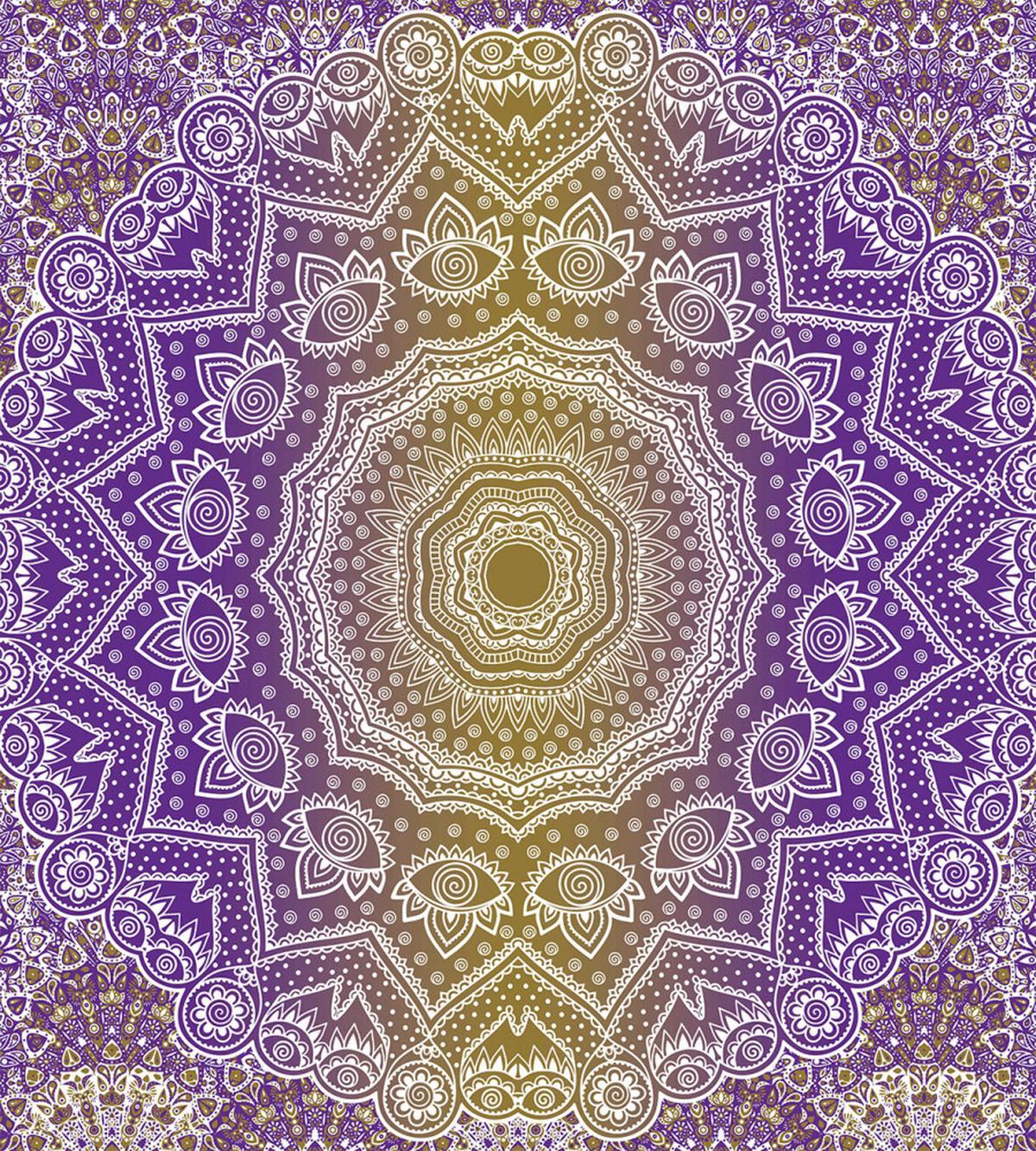 Mandala Ombre — Pattern