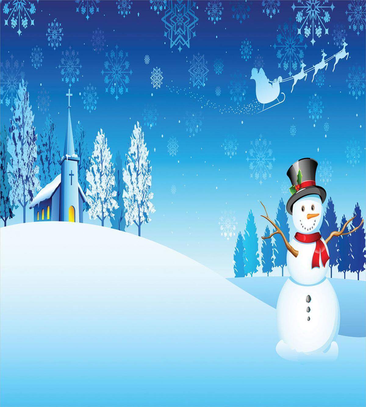 Snowman Winter Stars — Pattern