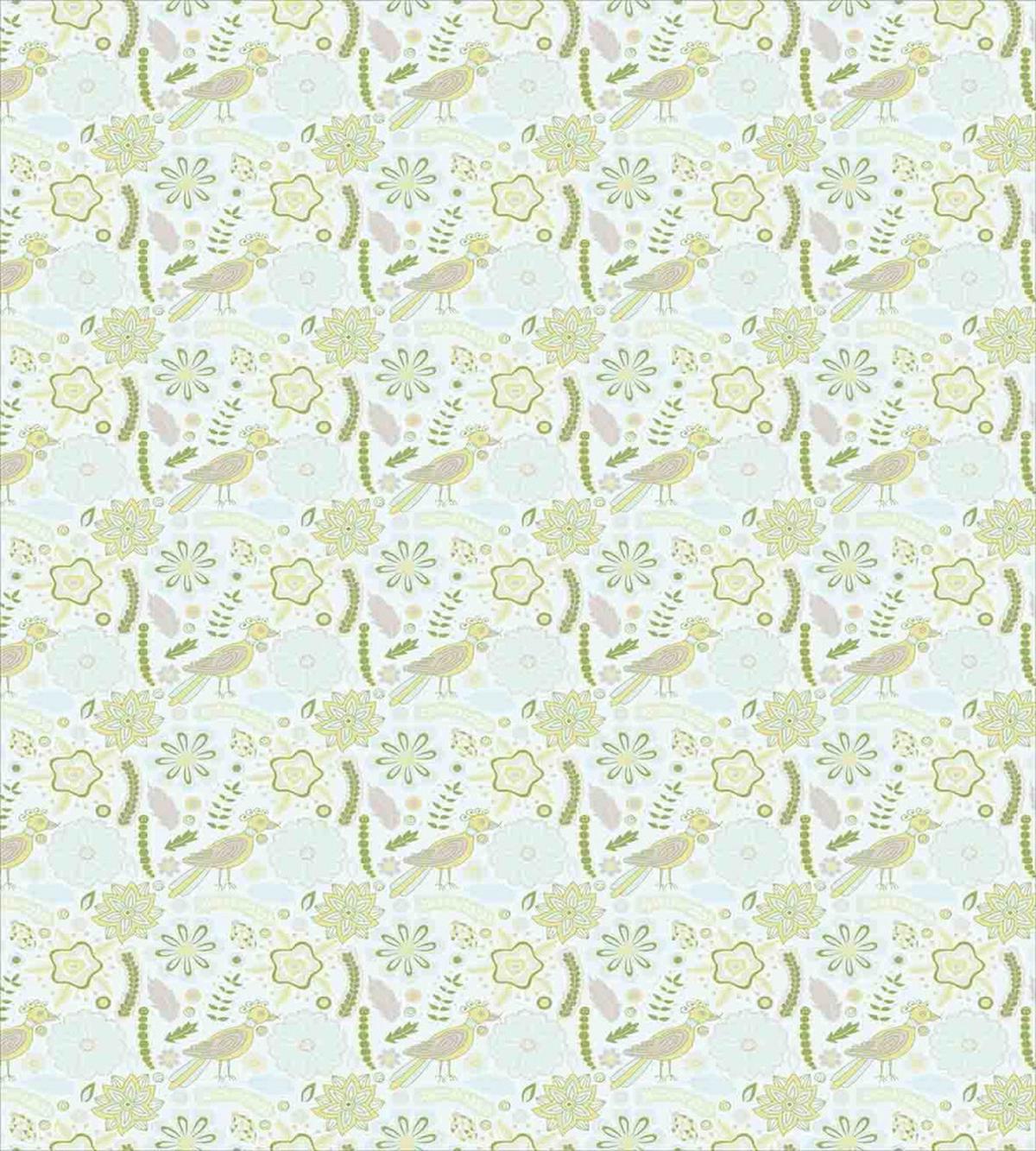 Doodle Flower Birds — Pattern