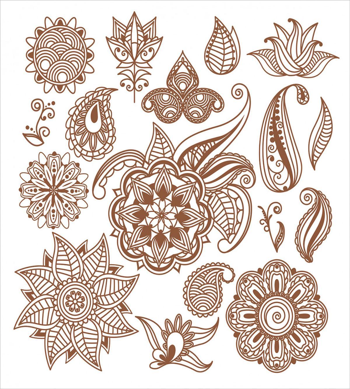 Floral Elements Vintage — Pattern