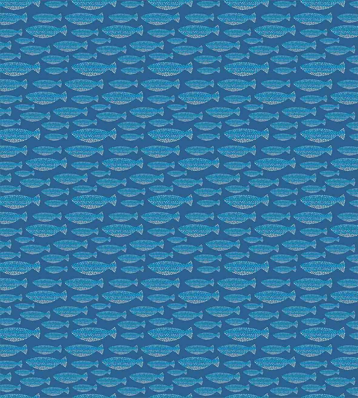 Blue Toned Nautical Life Motif — Pattern