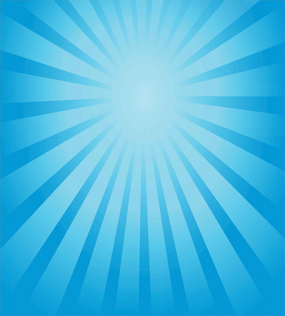 Sun Ray Style Retro Radiate — Pattern