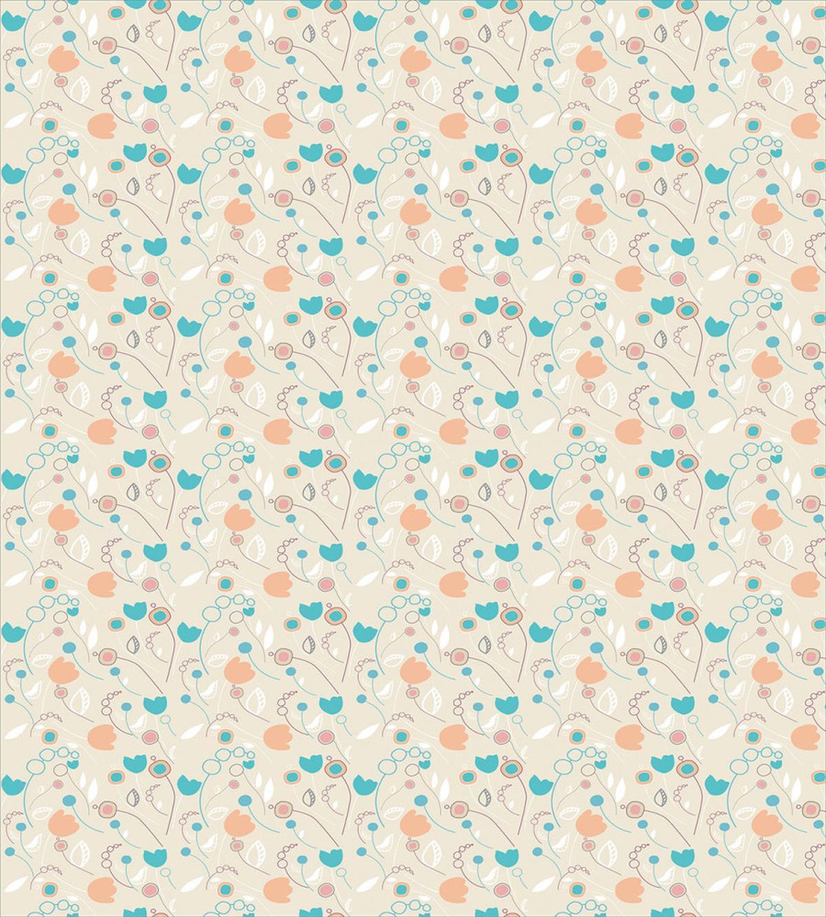 Abstract Art Floral Doodle — Pattern
