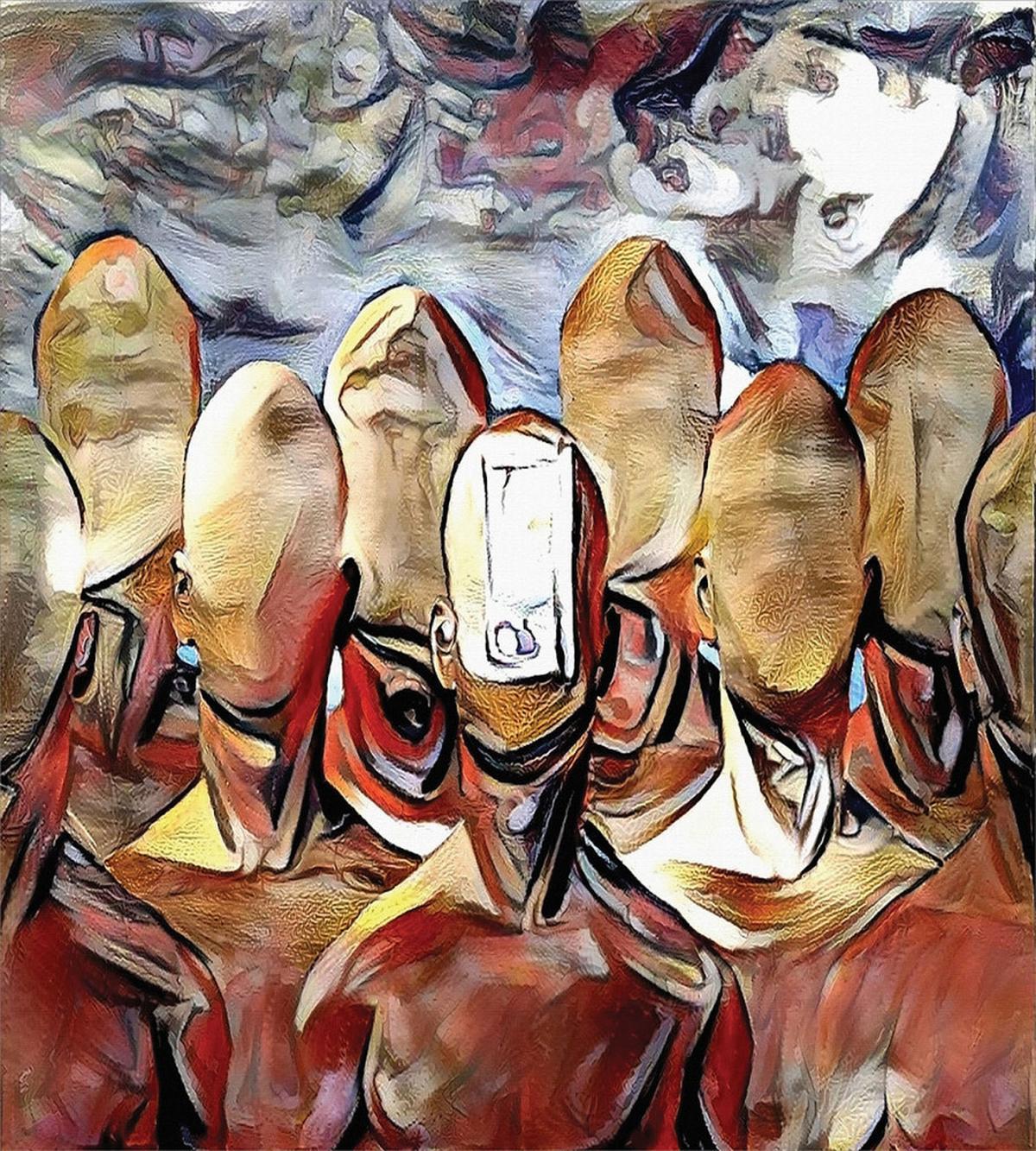 Faceless Men Art — Pattern