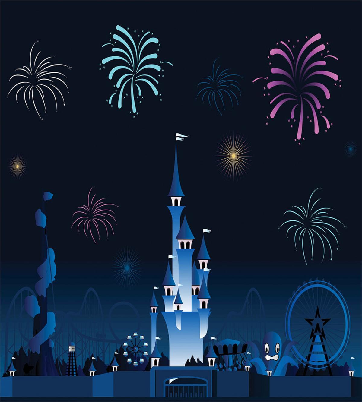Children Park Firework Castle — Pattern