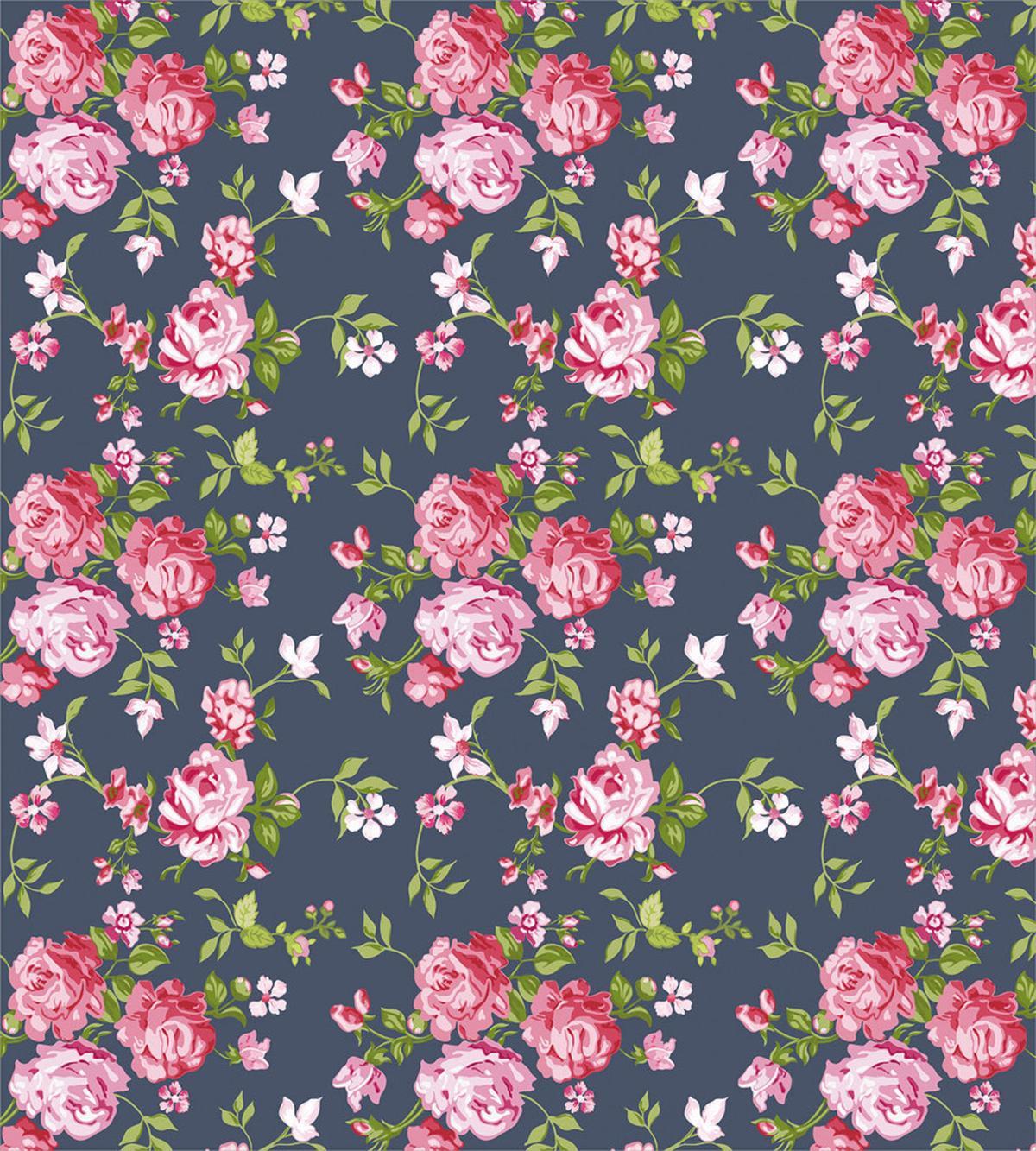 Flowers Roses and Buds — Pattern