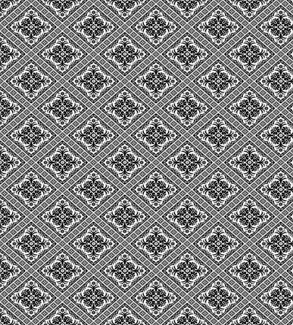 Victorian Floral Damask — Pattern