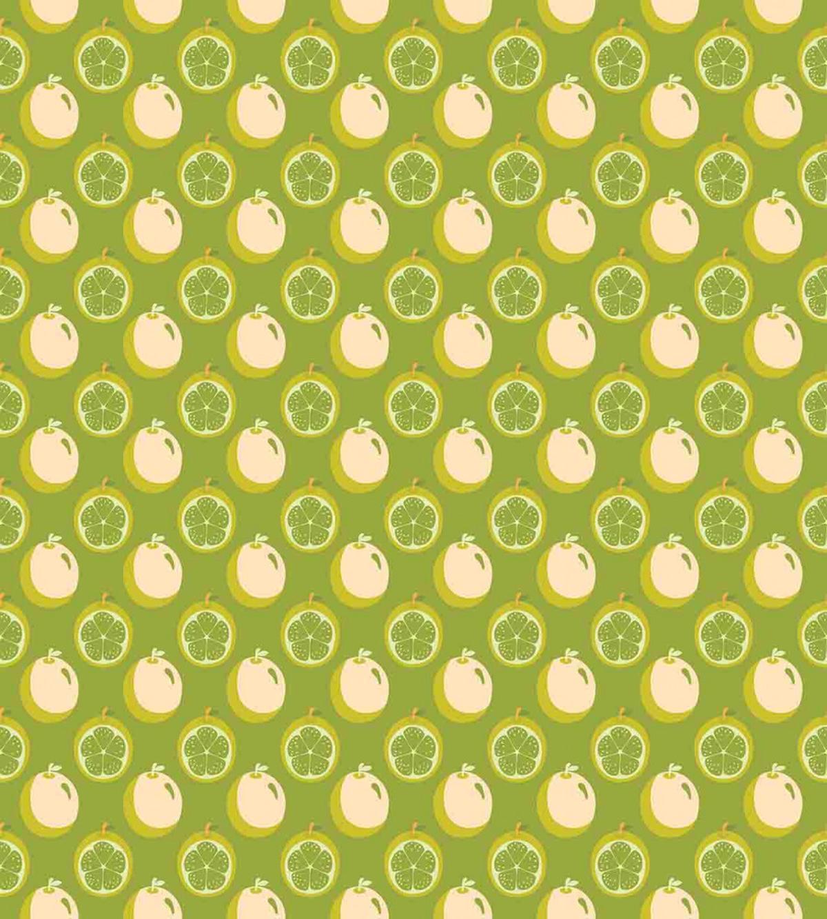 Cartoon Abstract Oranges — Pattern
