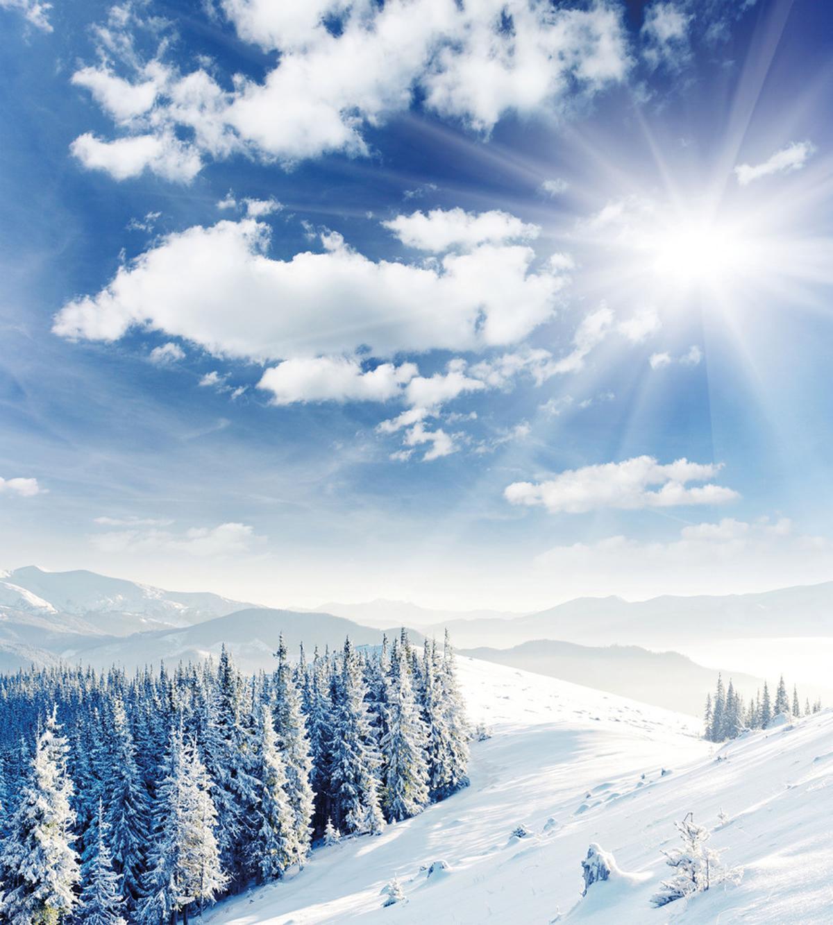 Idyllic Snow Mountain — Pattern