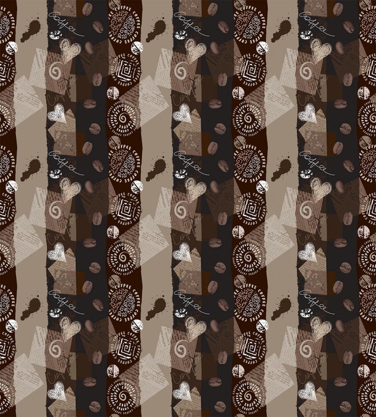 Coffee Typo Hearts Beans — Pattern