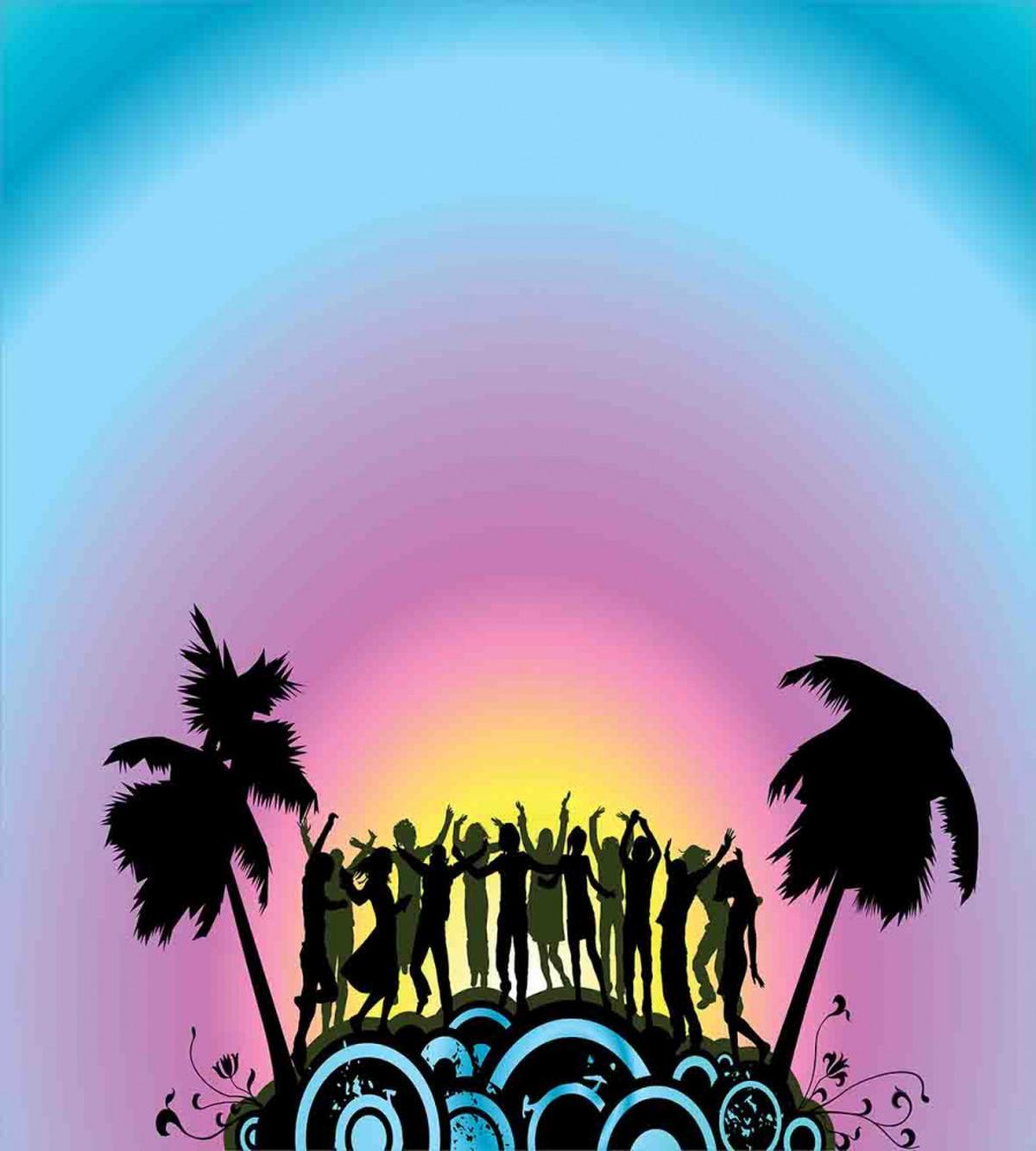 Joyful Dancing People — Pattern