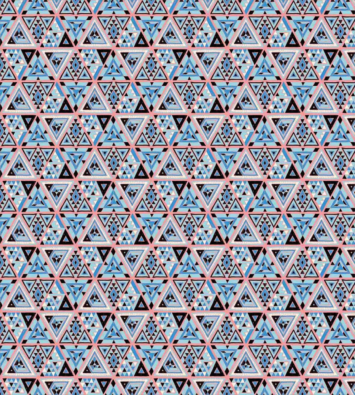 Folkloric Hipster Triangles — Pattern
