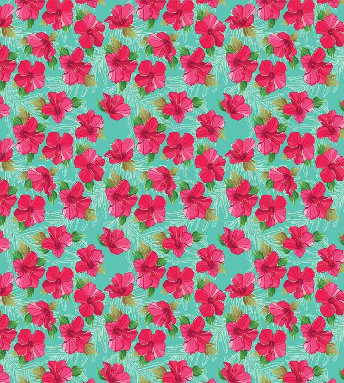 Botanical Hibiscus — Pattern