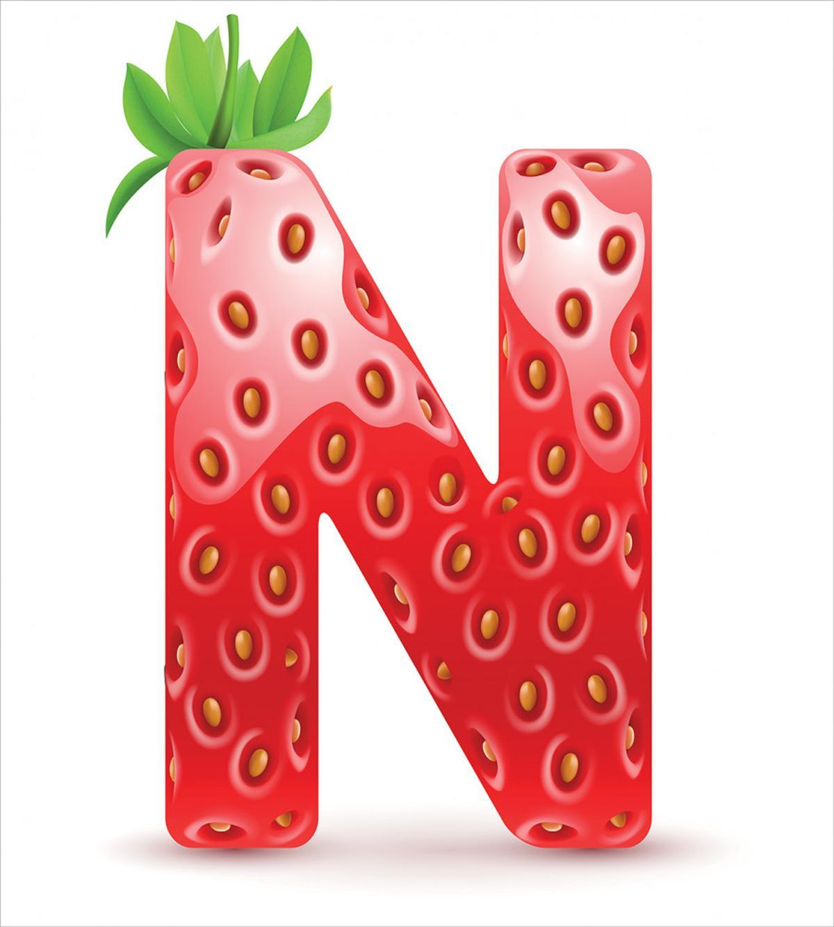 Uppercase Vegan Letter — Pattern