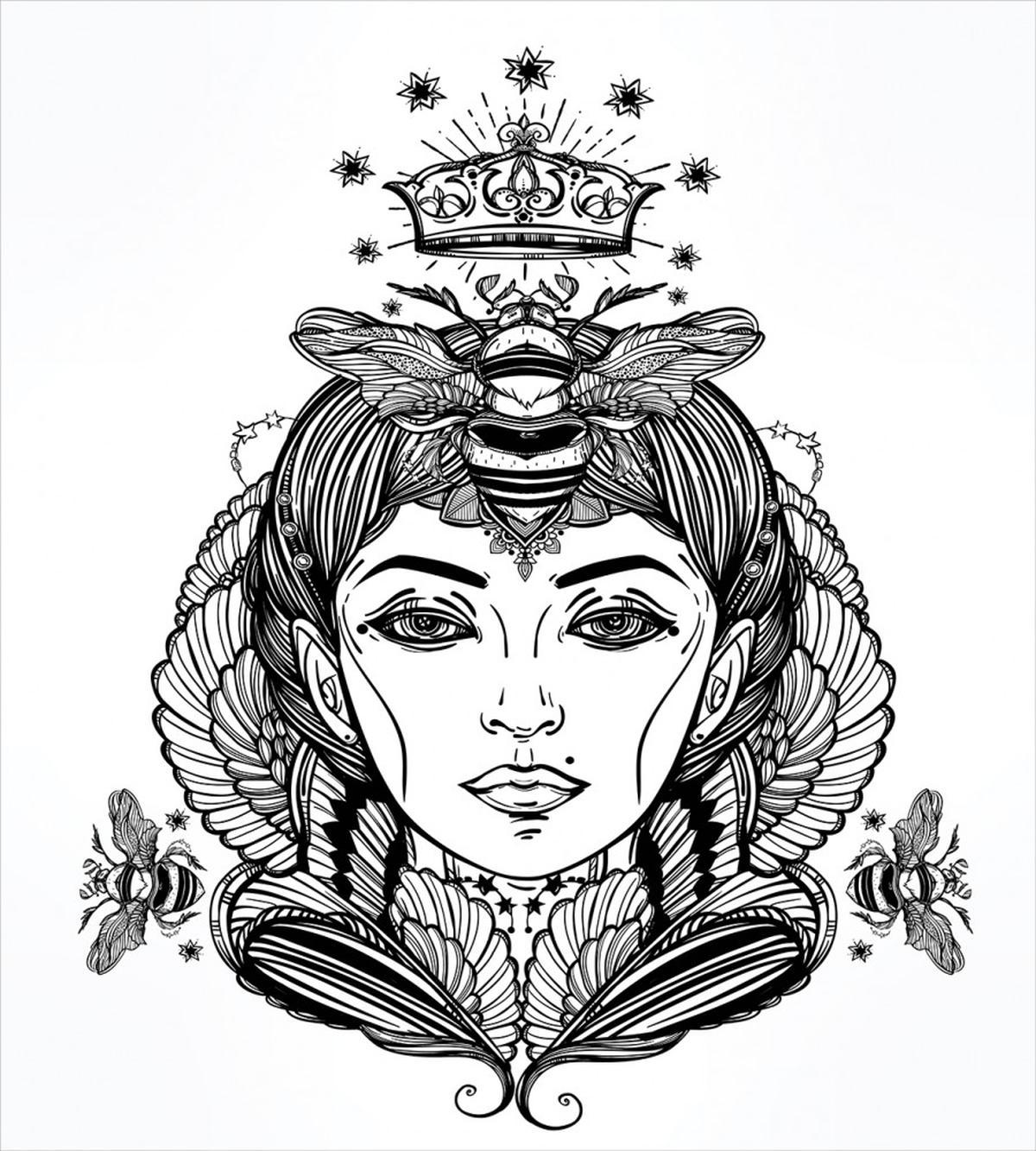 Folk Fantasy Art — Pattern