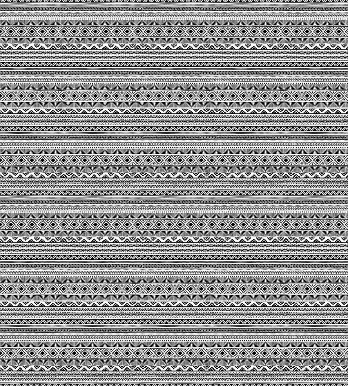 Geometric Black White — Pattern