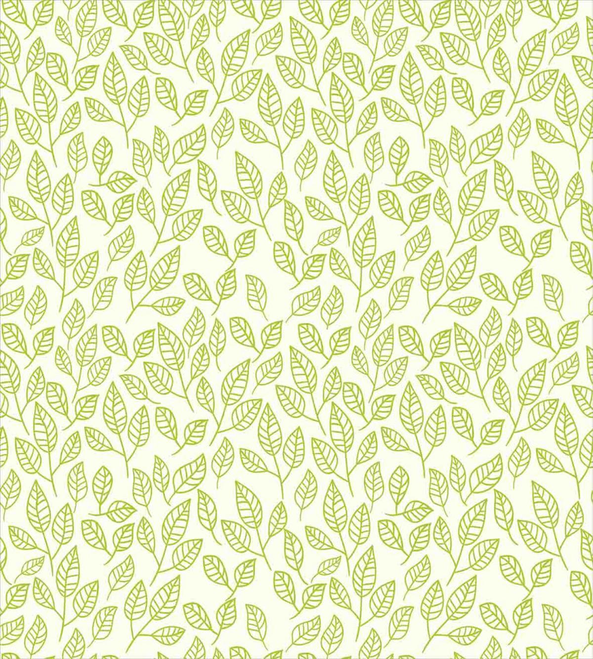 Green Leaves Branches — Pattern