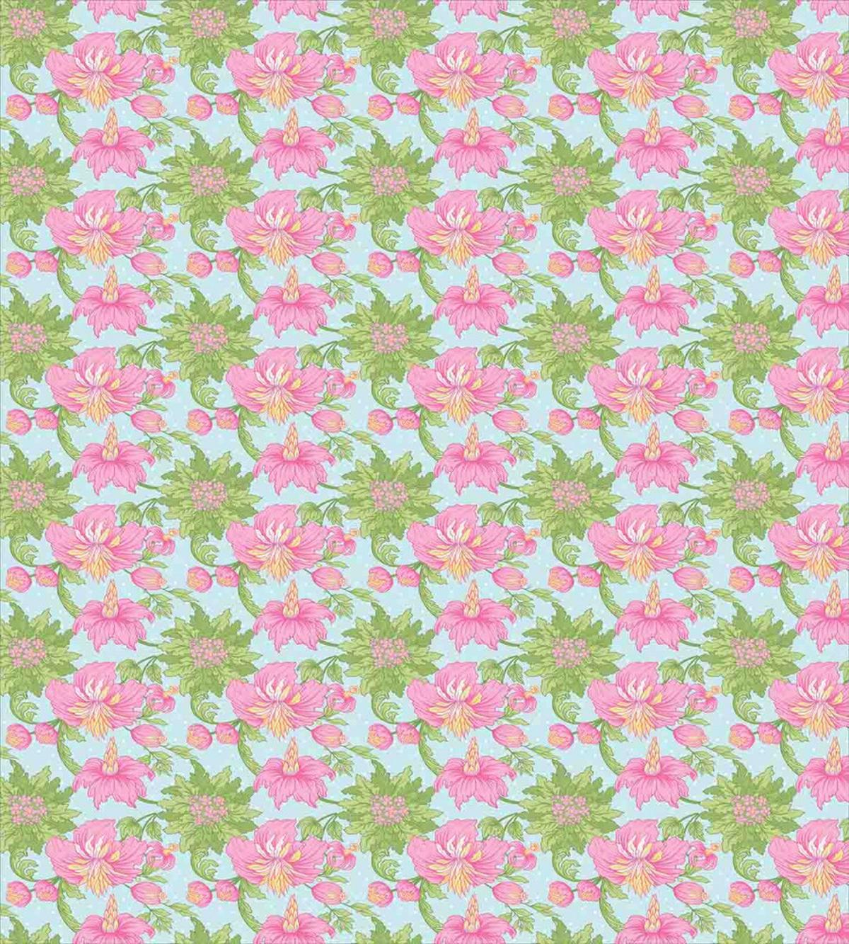 Tropical Hibiscus Blossom — Pattern