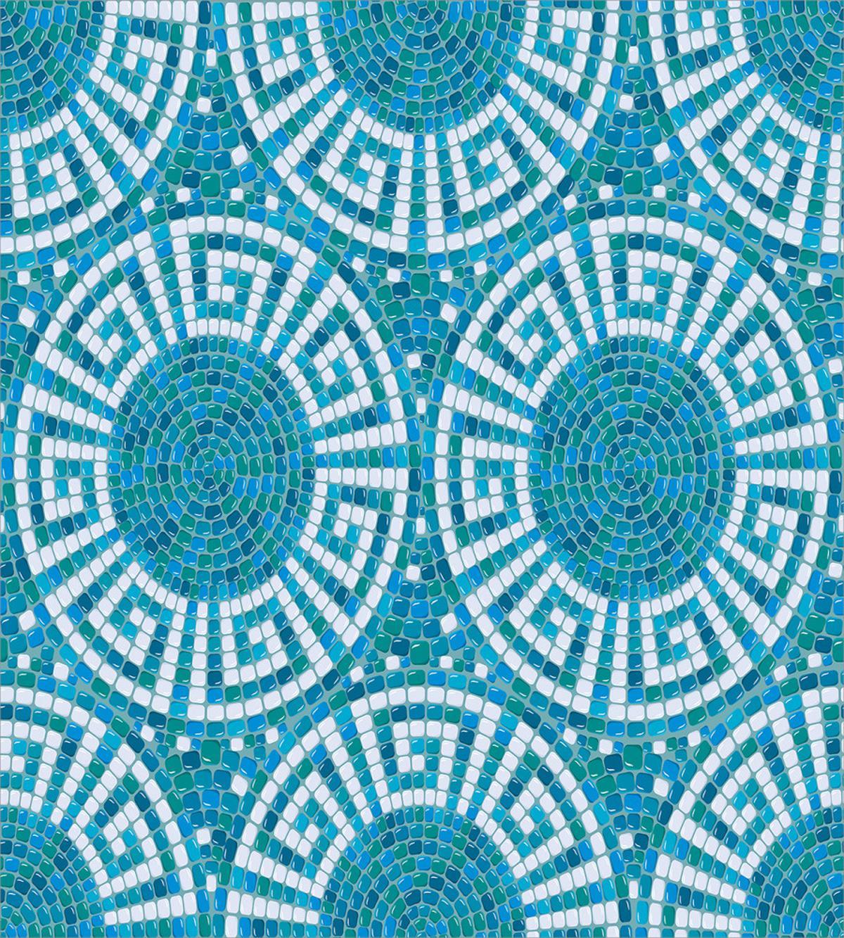 Greek Meander Mosaic Tile — Pattern