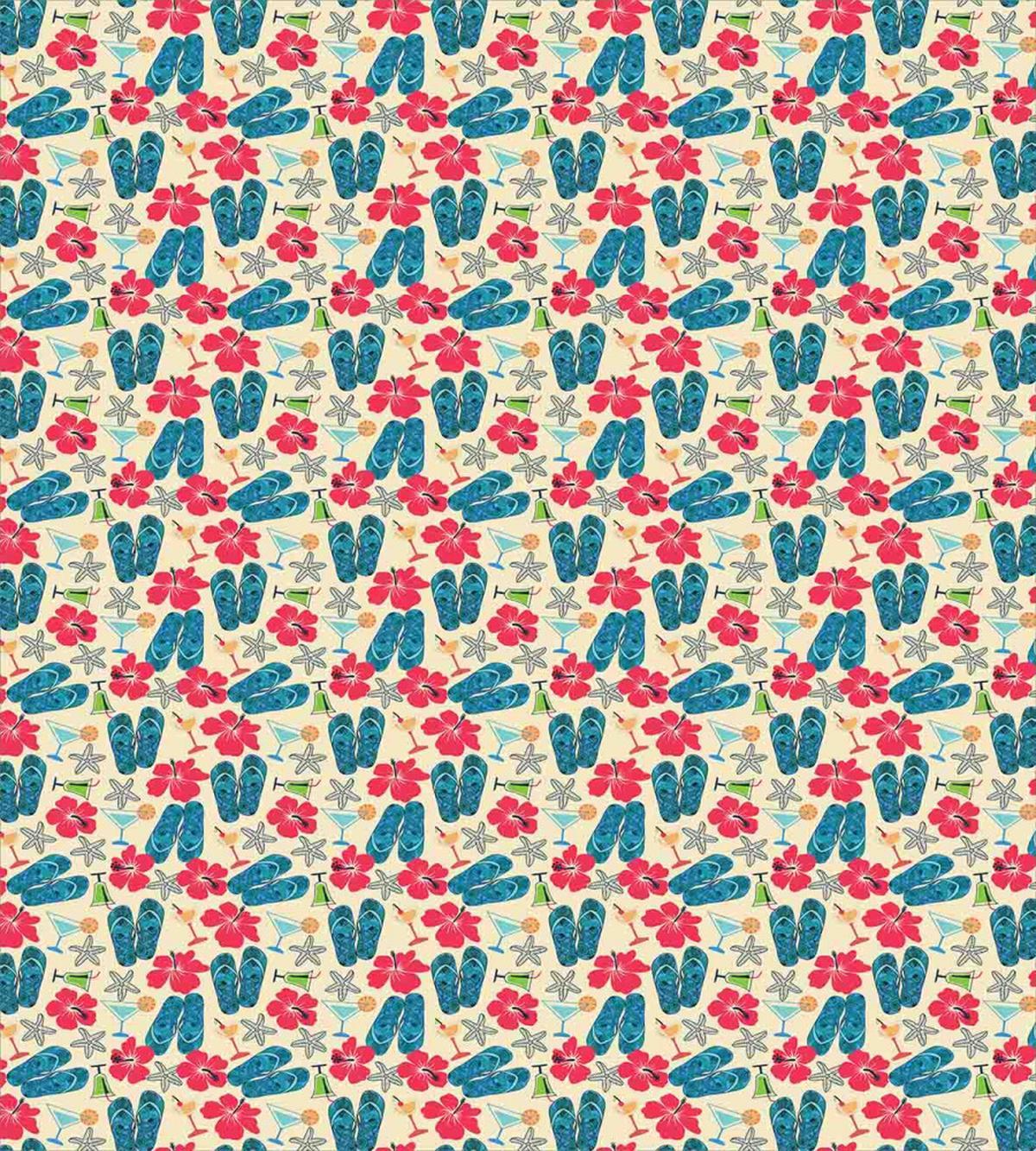 Exotic Hibiscus — Pattern